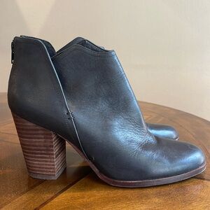 Gianni Bini Leather Booties Size 10